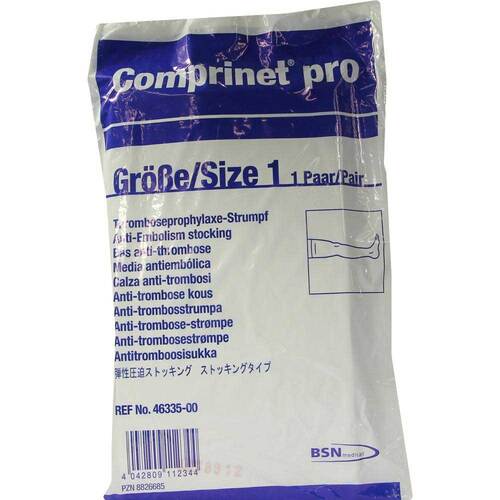 Comprinet pro Strumpf oberschenkel lang Gr&ouml;&szlig;e 1 wei&szlig; - 1