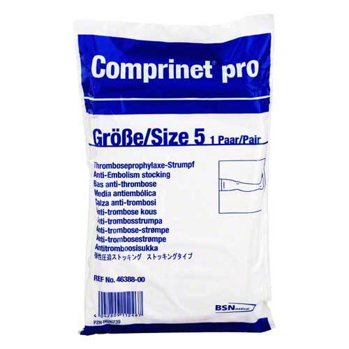 Comprinet pro Strumpf oberschenkel lang Gr&ouml;&szlig;e 5 wei&szlig; - 1
