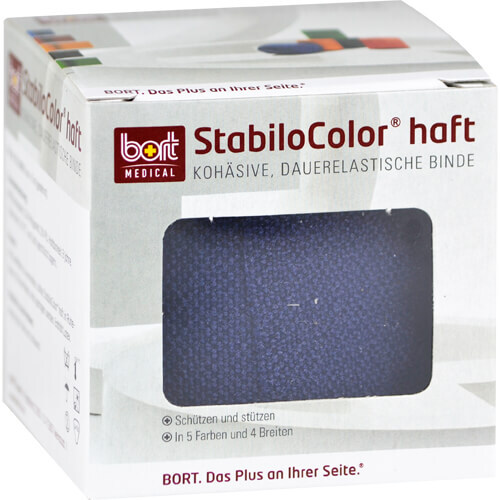 Bort Stabilocolor haft Binde 10 cm blau - 1