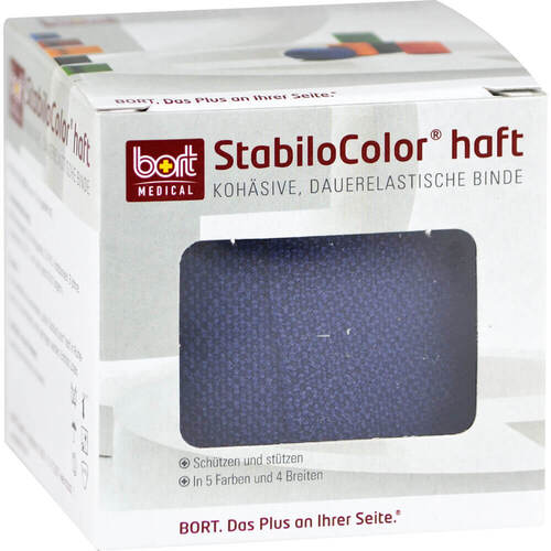 Bort Stabilocolor Binde 6 cm blau - 1