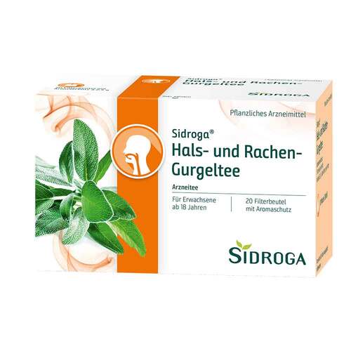 Sidroga Hals- und Rachen-Gurgeltee Filterbeutel - 1