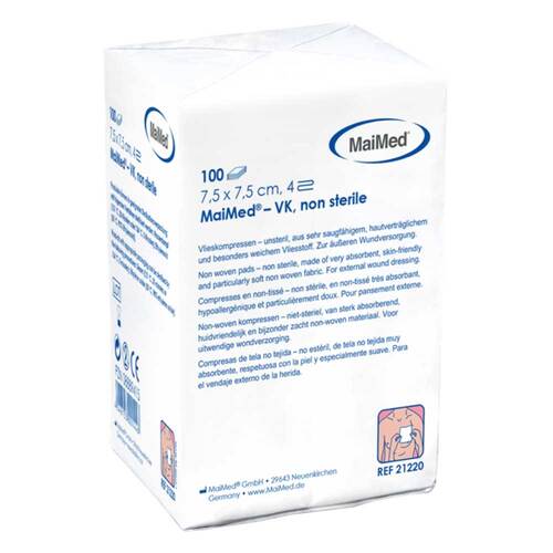 VLIESKOMPRESSEN unsteril 7,5x7,5 cm - 1