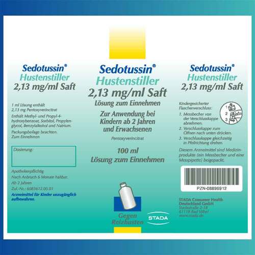 Sedotussin Hustenstiller Saft - 2