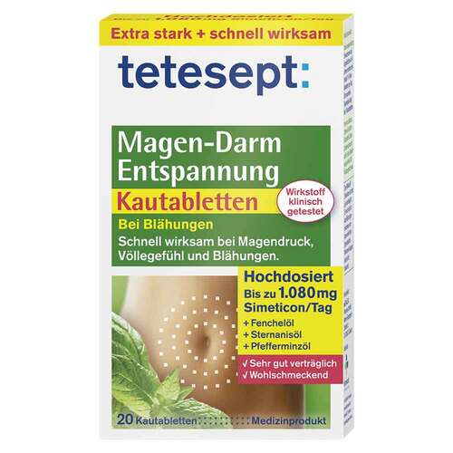 Tetesept Magen-Darm Entspannung Kautabletten - 1