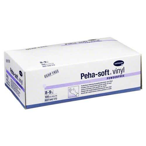 Peha-Soft Vinyl Untersuchungshandschuhe unste.puderfrei L - 1
