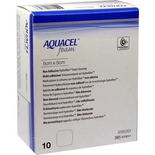 AQUACEL Foam nicht adh&auml;siv 5x5 cm Verband - 1
