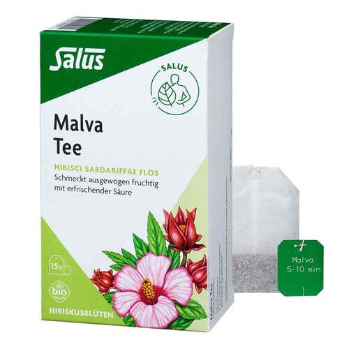 Malvatee Hibiskusbl&uuml;tentee Bio Salus Filterbeutel - 1