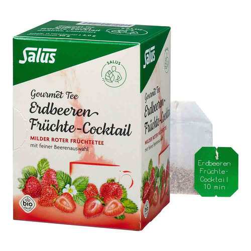 Erdbeeren Fr&uuml;chtecocktail Salus Filterbeutel - 1