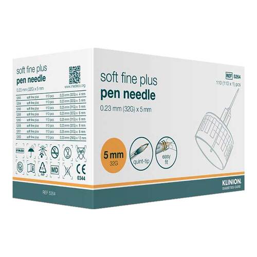 Klinion Soft fine plus Pen-Nadeln 32 G 0,23x5 mm - 1