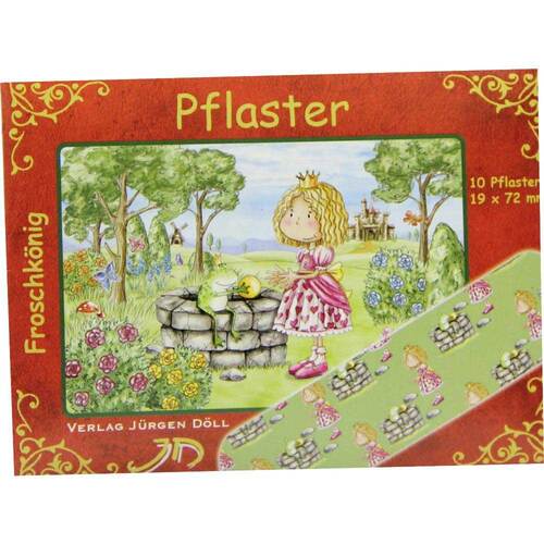 KINDERPFLASTER Froschk&ouml;nig Briefchen - 1