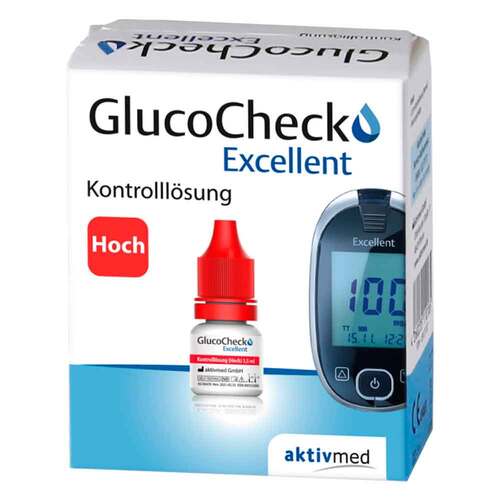 GLUCOCHECK Excellent Kontrolll&ouml;sung hoch - 1