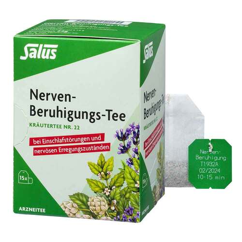 Nerven-Beruhigungs-Tee Kr&auml;utertee Nr.22 Bio Salus - 1