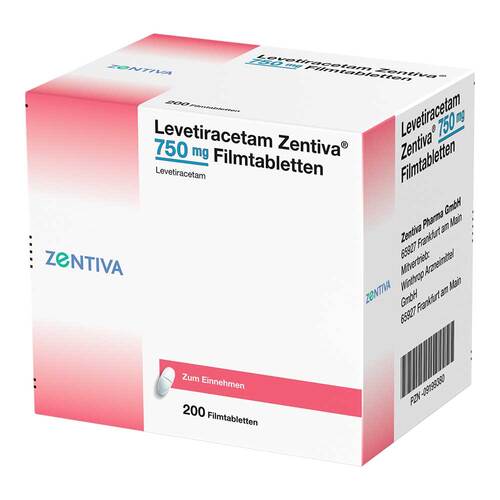 Levetiracetam Zentiva 750 mg Filmtabletten - 1
