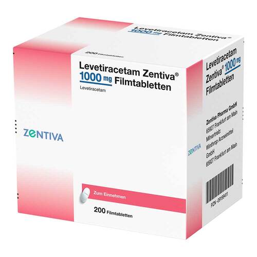 Levetiracetam Zentiva 1000 mg Filmtabletten - 1
