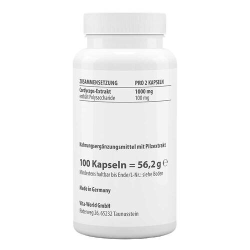Cordyceps Extrakt 500 mg Kapseln - 2