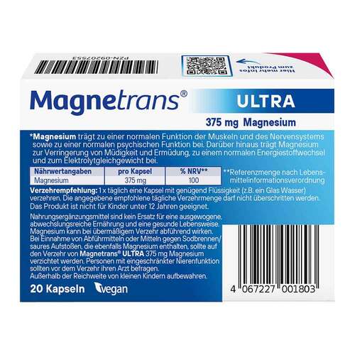 Magnetrans 375 mg ultra Kapseln - 2