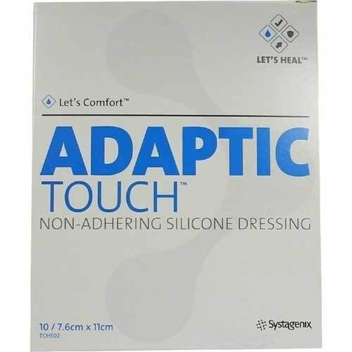 ADAPTIC Touch 7,6x11 cm nichthaft.Sil.Wundauflage - 1