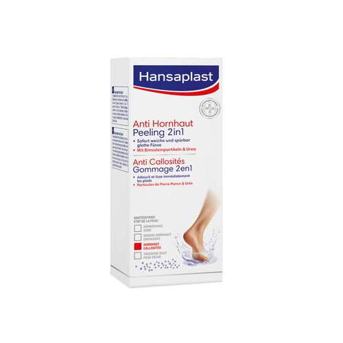 HANSAPLAST Anti-Hornhaut Peeling 2in1 Foot Expert - 1