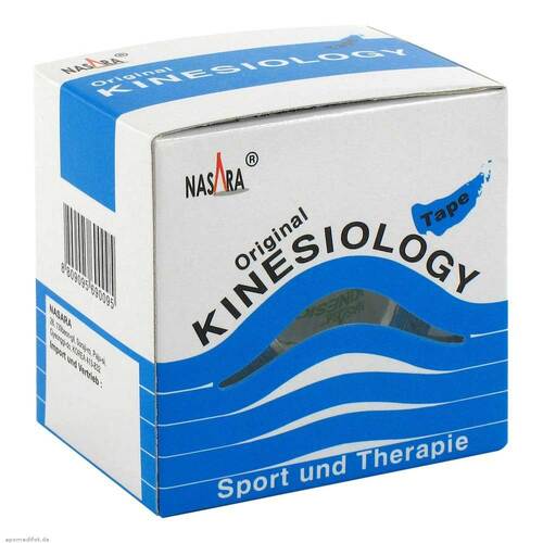 Nasara Kinesiologie Tape 5 cmx5 m blau - 1