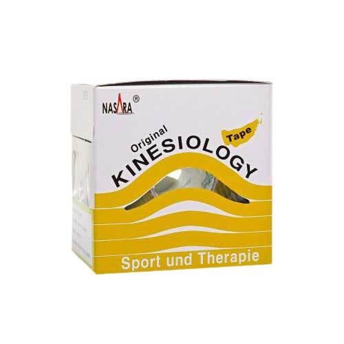 Nasara Kinesiologie Tape 5 cmx5 m gelb - 1