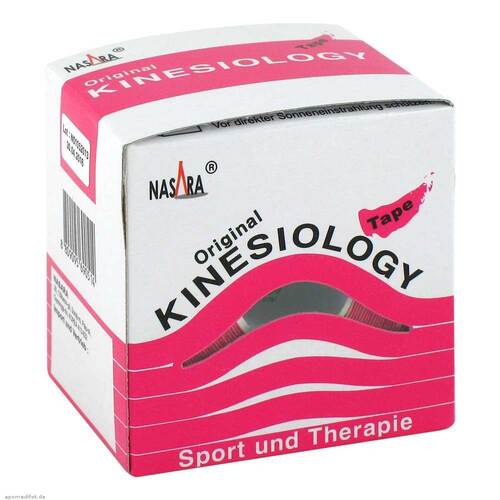 Nasara Kinesiologie Tape 5 cmx5 m pink - 1