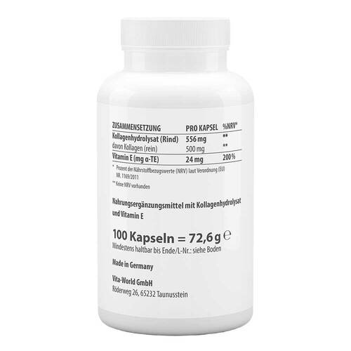Kollagen Hydrolysat 500 mg Kapseln - 2