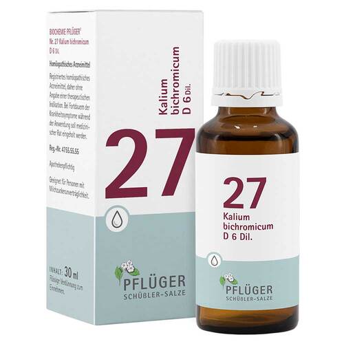 Biochemie Pfl&uuml;ger 27 Kalium bichromicum D 6 Tropf. - 1