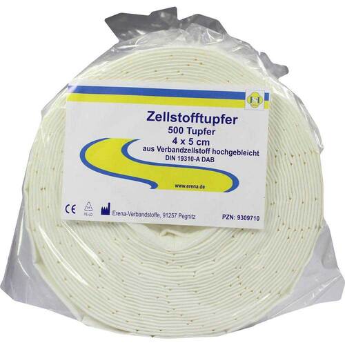 ERENA Zellstofftupfer 4x5 cm - 1
