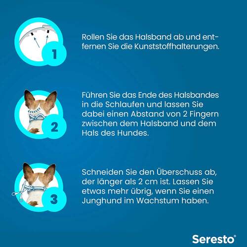 Seresto 4,50g + 2,03g Halsband f&uuml;r Hunde ab 8kg - 6
