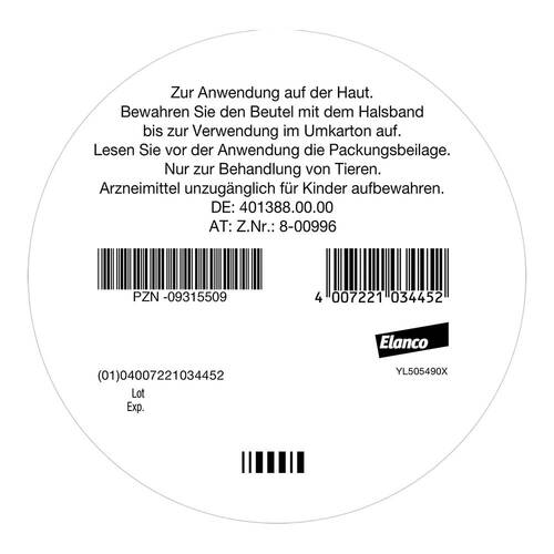 Seresto 1,25g + 0,56g Halsband f&uuml;r Hunde bis 8kg - 2