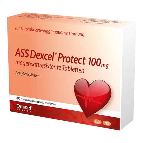Ass Dexcel Protect 100 mg magensaftresistent Tabletten - 1