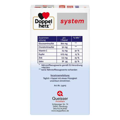 Doppelherz Glucosamin Plus 800 system Kapseln - 2