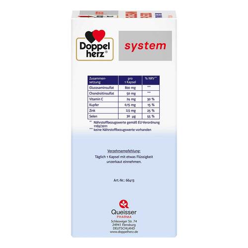 Doppelherz Glucosamin Plus 800 system Kapseln - 2
