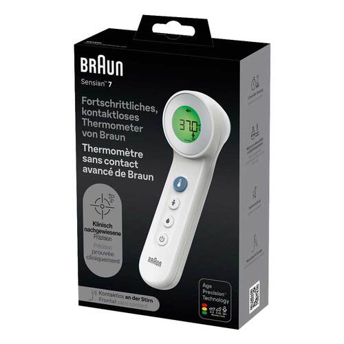 Braun Ber&uuml;hrungsfrei + Stirn Thermom.AgePrecis.wei&szlig; - 1