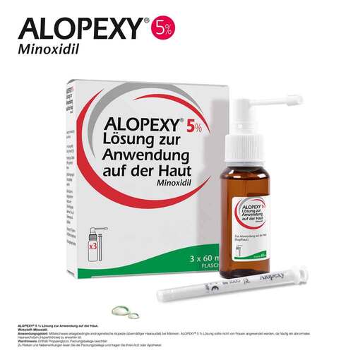 Alopexy 5% L&ouml;sung zur Anwendung auf der Haut - 2