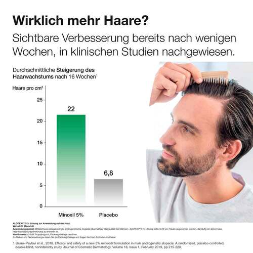 Alopexy 5% L&ouml;sung zur Anwendung auf der Haut - 7