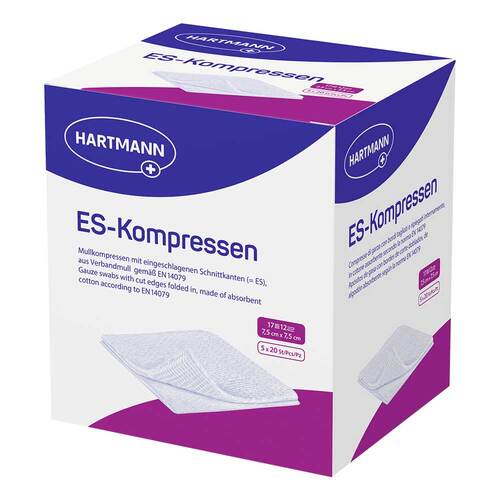 ES-KOMPRESSEN steril 7,5x7,5 cm - 1