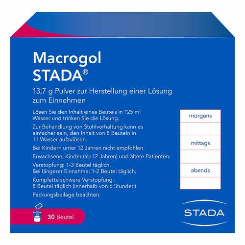 Macrogol Stada 13,7 g Pulver zur Her.e.L&ouml;sung zum Einnehmen - 2