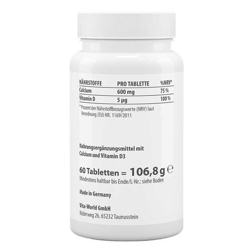 CALCIUM 600 plus D3 Tabletten - 2
