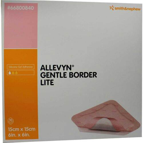 Allevyn Gentle Border Lite 15x15 cm Schaumverband  - 1