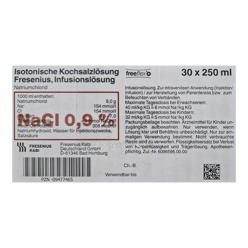 Isotonische Kochsalzl&ouml;sung Fresenius freeflex +  - 2