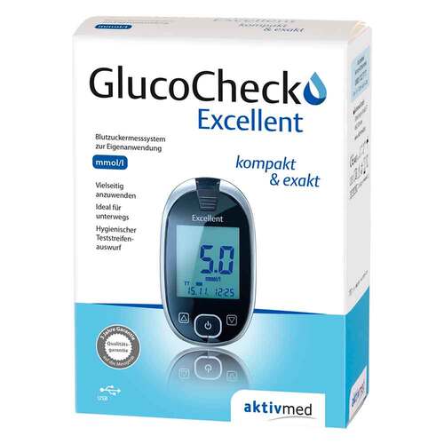 Glucocheck Excellent Blutzuckermessger.Set mmol / l - 1