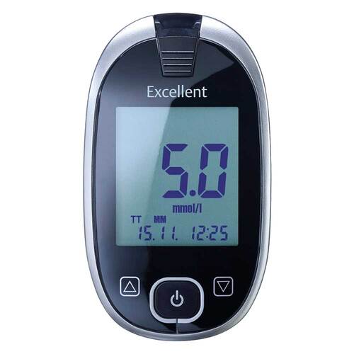 Glucocheck Excellent Blutzuckermessger.Set mmol / l - 2