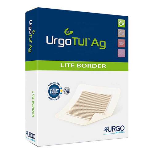 URGOT&Uuml;L Ag Lite Border 8x8 cm Verband - 1