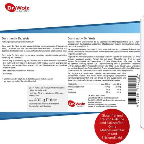Darm Activ Dr.Wolz Pulver - 6