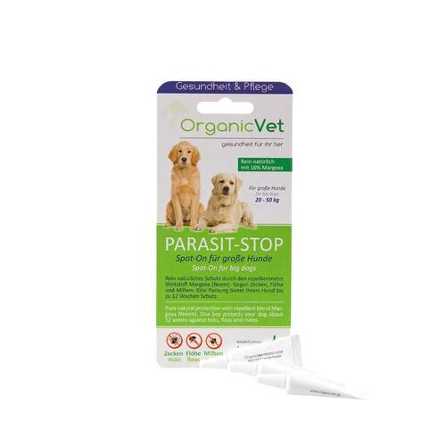 Organicvet Parasit-Stop Spot-on f&uuml;r gro&szlig;e Hunde - 1