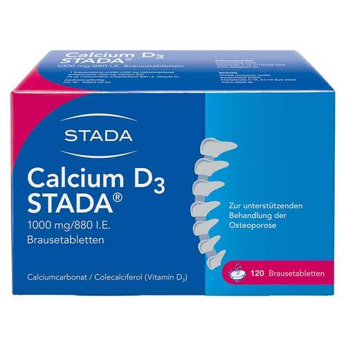 Calcium D3 Stada 1000 mg / 880 I.E. Brausetabletten - 1
