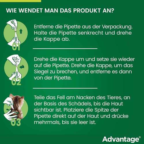 Advantage 80 mg f&uuml;r gr&ouml;&szlig;e Katzen und gr&ouml;&szlig;e Zierkaninchen - 5