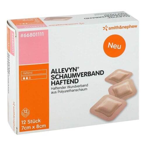 ALLEVYN Schaumverband 7x8 cm haftend - 1