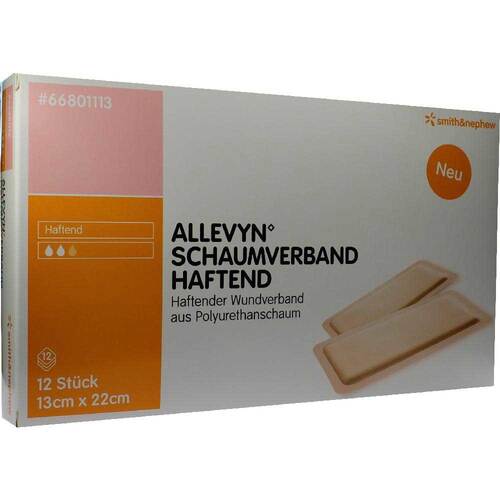 ALLEVYN Schaumverband 13x22 cm haftend - 1